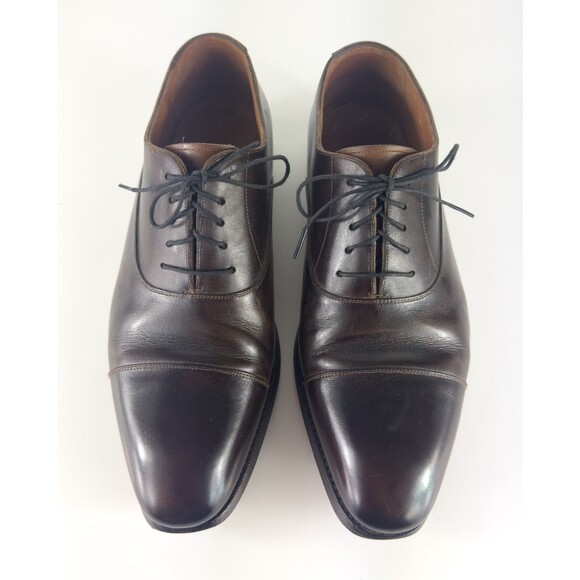 Meermin Mallorca Dark Brown Calf Leather Men\'s Oxford Dress Shoes Size US 8 main image 8